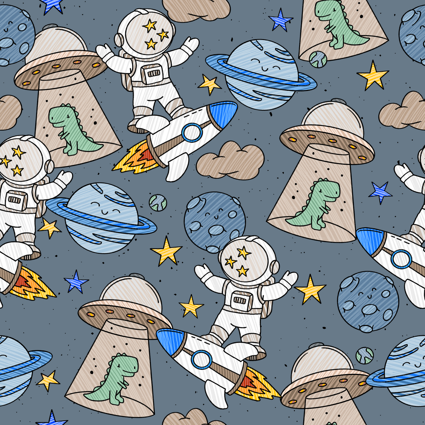 French Terry Spacetopia - Vorbestellung