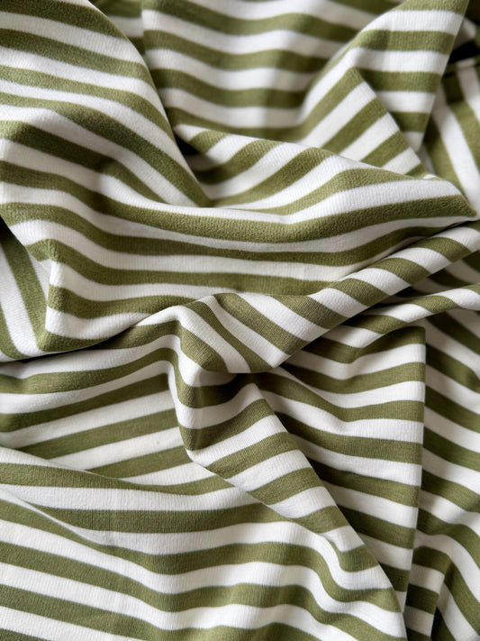 Softjersey Stripes Oliv
