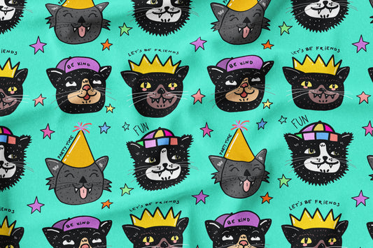 French Terry Cats „King Kids Design“