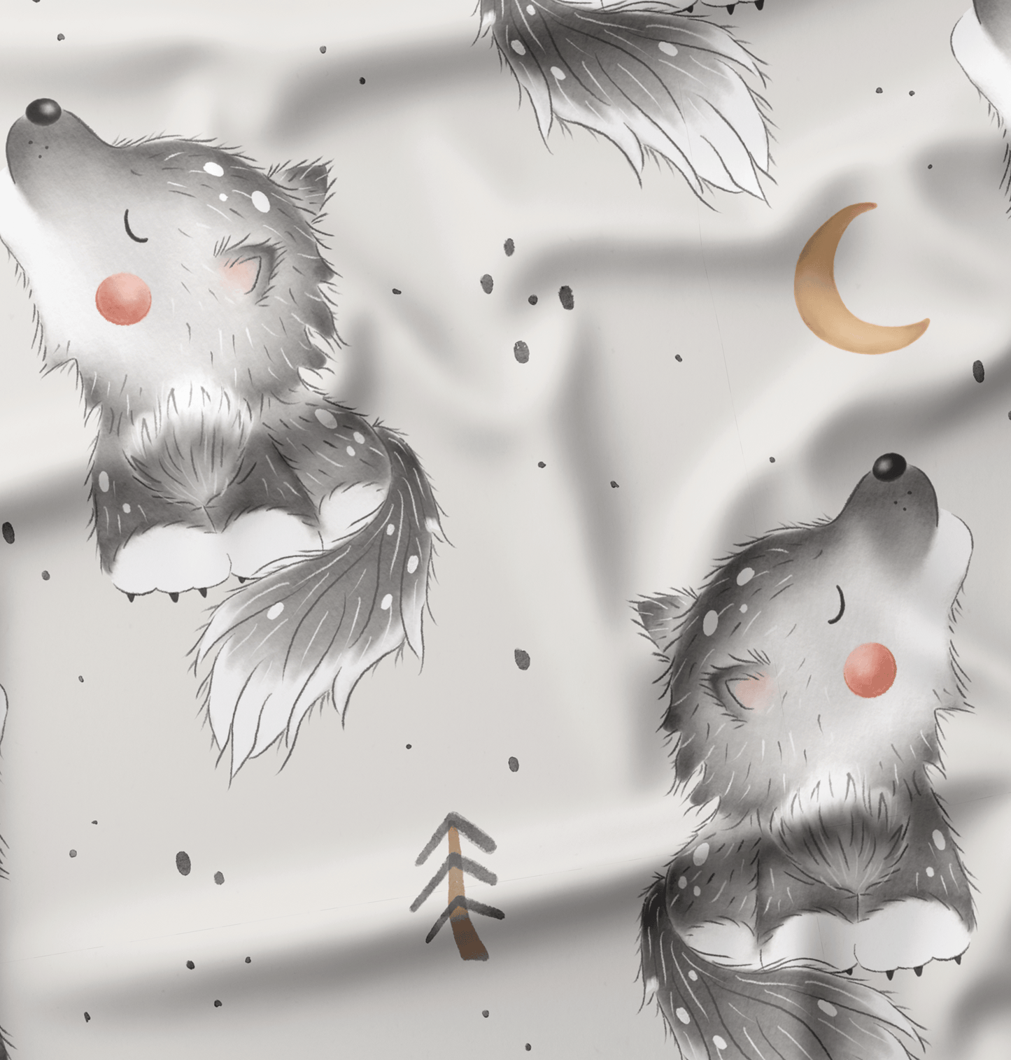 French Terry Cute Wolfi - Vorbestellung