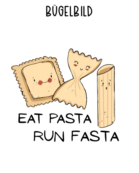 Bügelbild Pasta