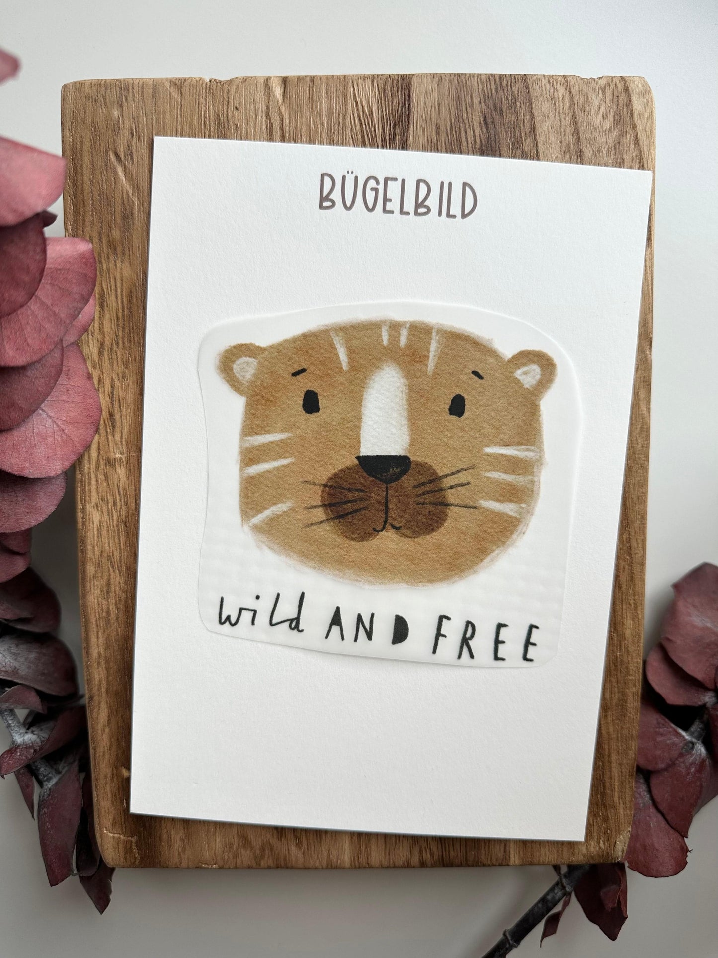 Bügelbild Wild and free