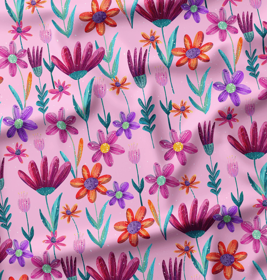 Bio Jersey Flowerl Rose