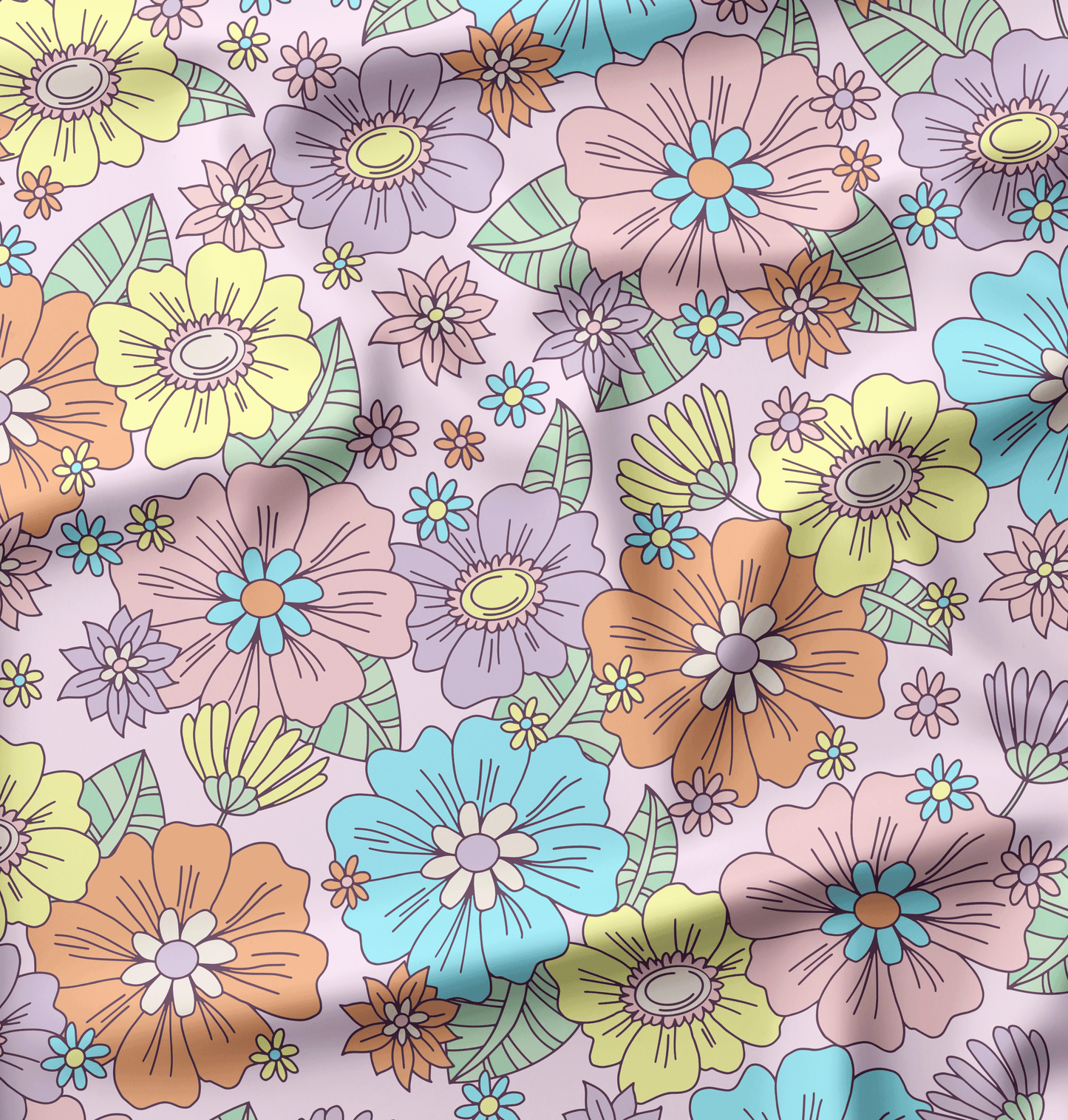 French Terry Flower Power - Vorbestellung