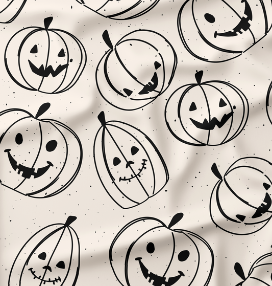 B-Ware French Terry Kürbis Beige