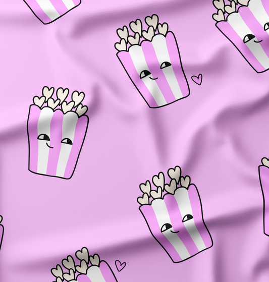 Heart Popcorn Funky Pink