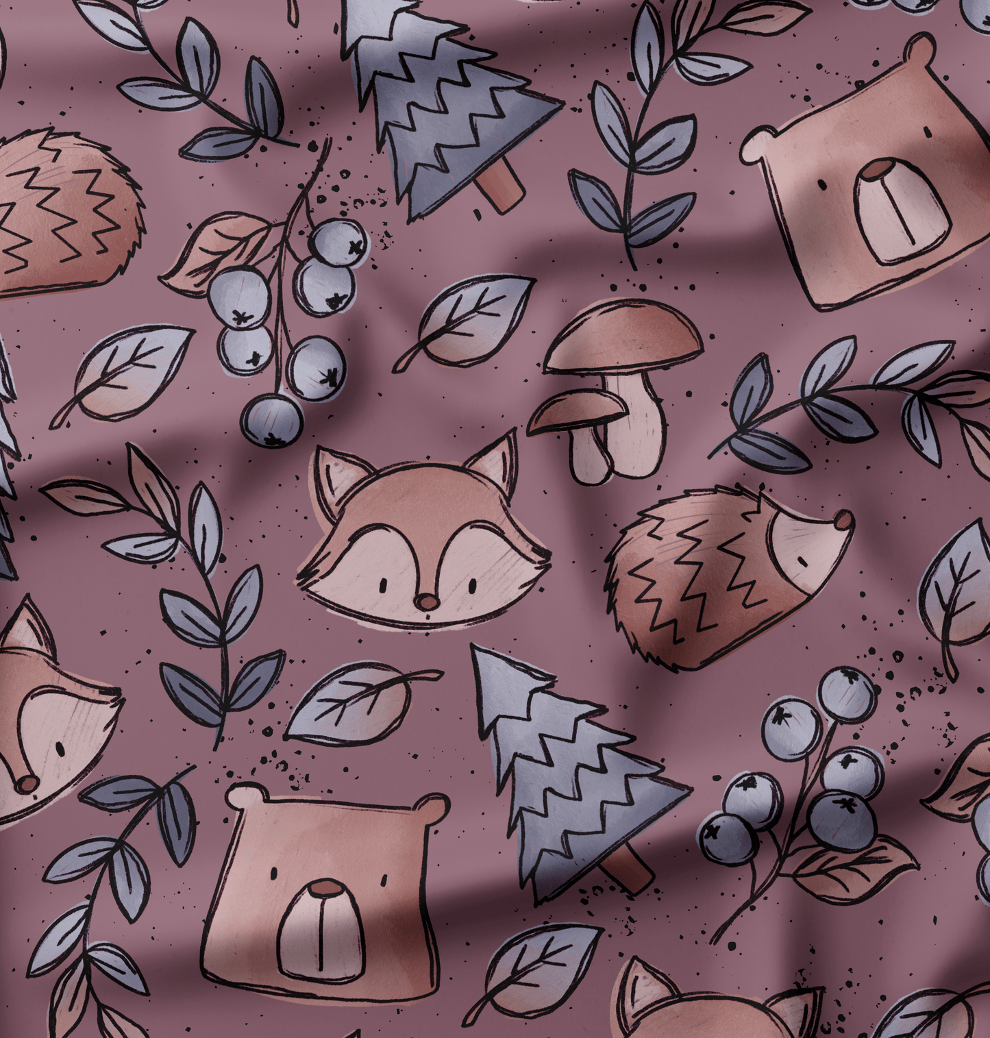 French Terry Herbstis Fuchs Cherry