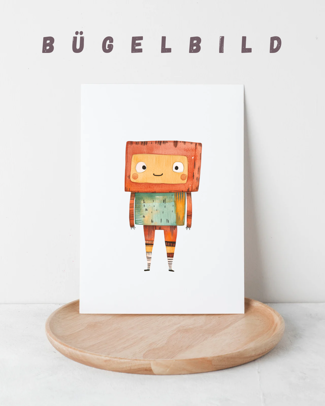 Bügelbild Robi Robo