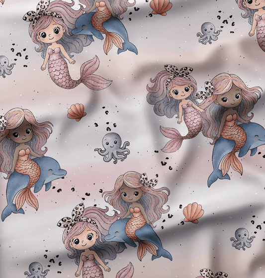 French Terry Little Love Mermaid - Vorbestellung