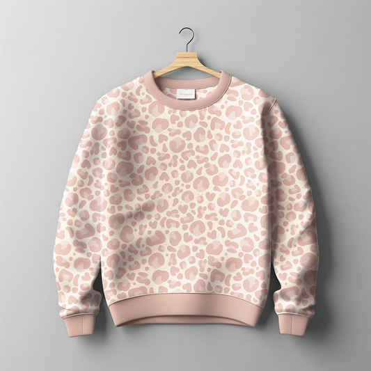 French Terry Leo Crush Pastell Peach - Vorbestellung