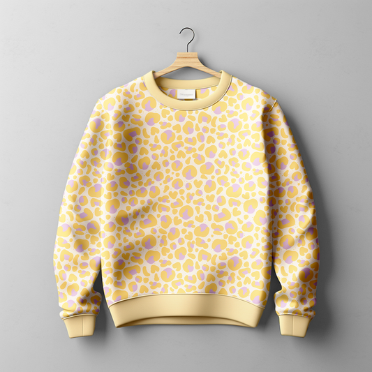 French Terry Leo Happy Yellow - Vorbestellung
