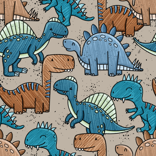 Ribjersey Dinotopia Braun