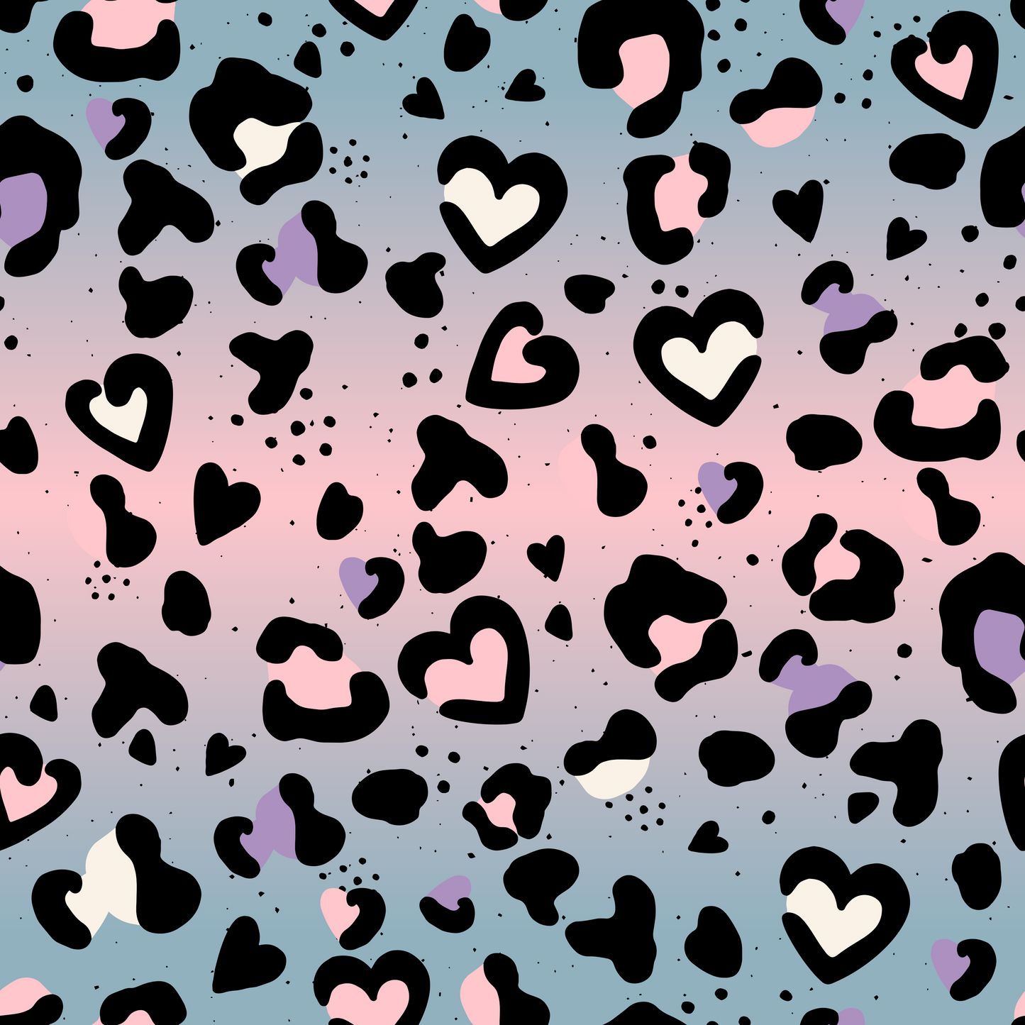 Bio French Terry Leo Pastell Blue Rose - Vorbestellung