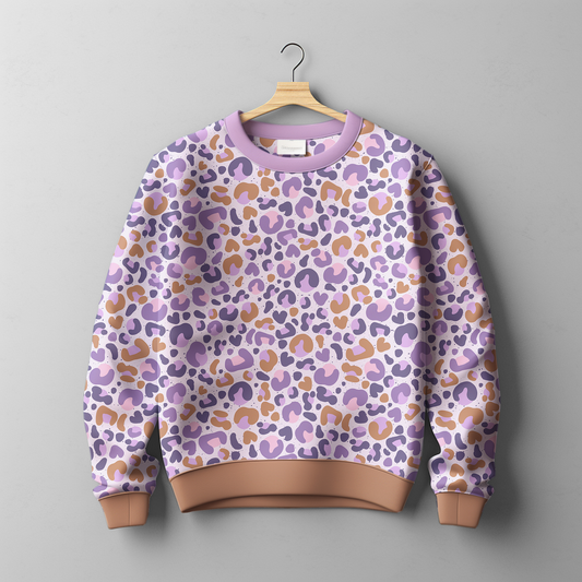 French Terry Leo Crush Funky Purple - Vorbestellung