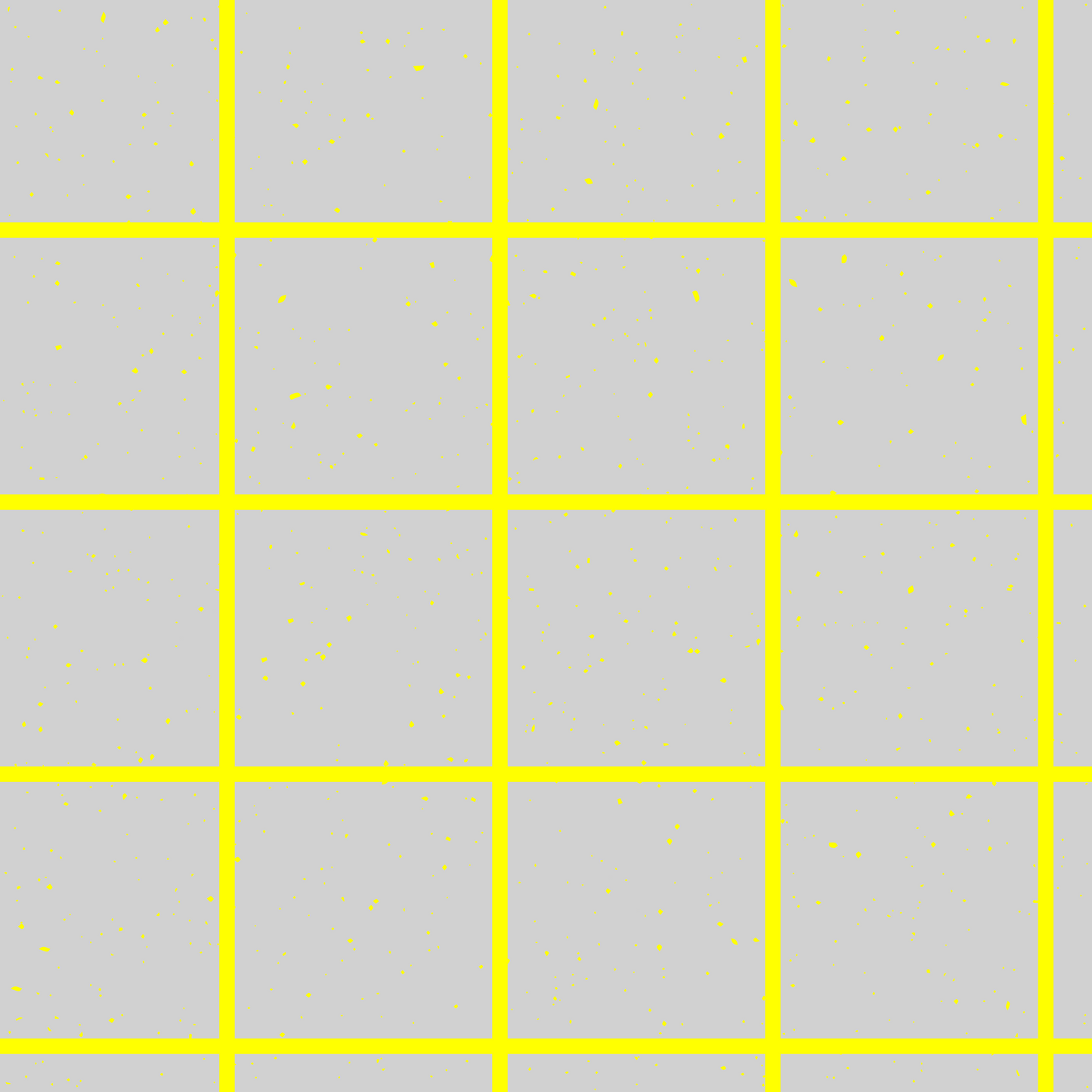 Popeline „Grid“ Neongelb