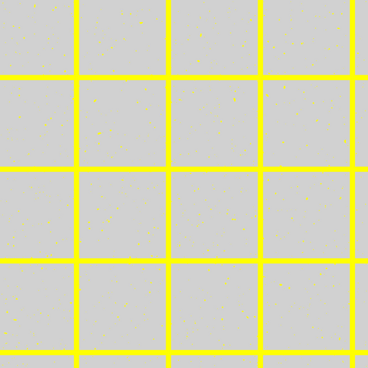 Popeline „Grid“ Neongelb