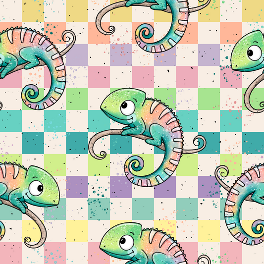 Jersey Chamäleon Checker Rainbow