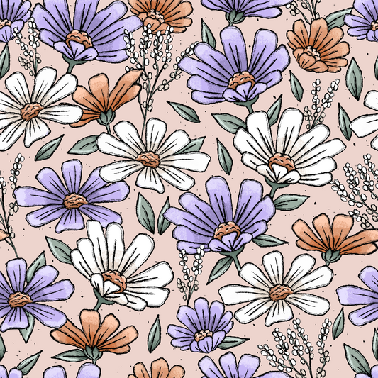 Bio French Terry Flower Time - Vorbestellung