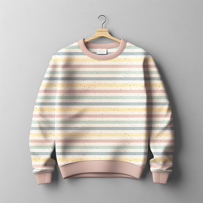 Jersey Mini Stripes Pastell