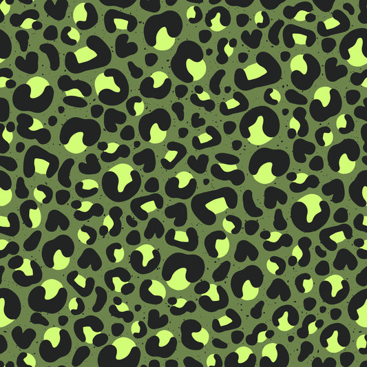 Reststück Canvas Leo Crush Funky Green 40cm
