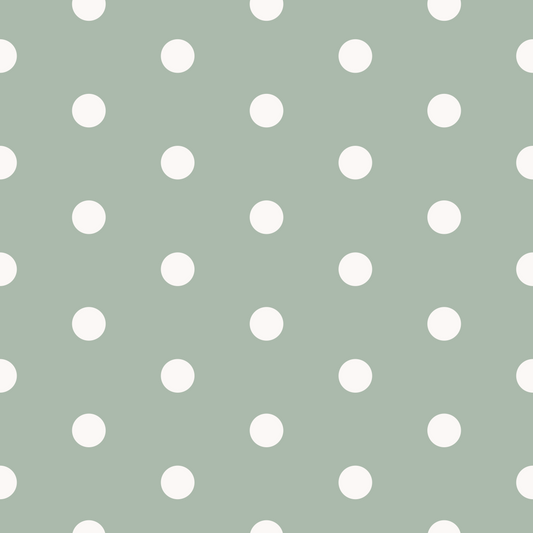 Reststück Canvas Dots Mint 100cm