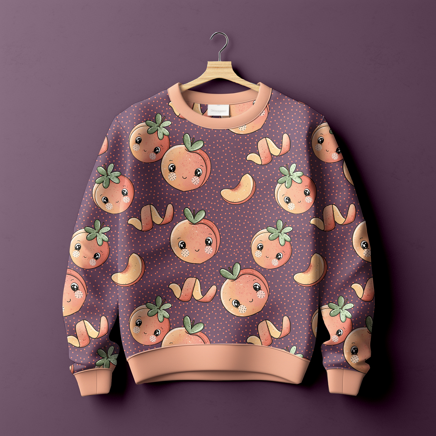 Bio French Terry Pfirsichlein - Vorbestellung