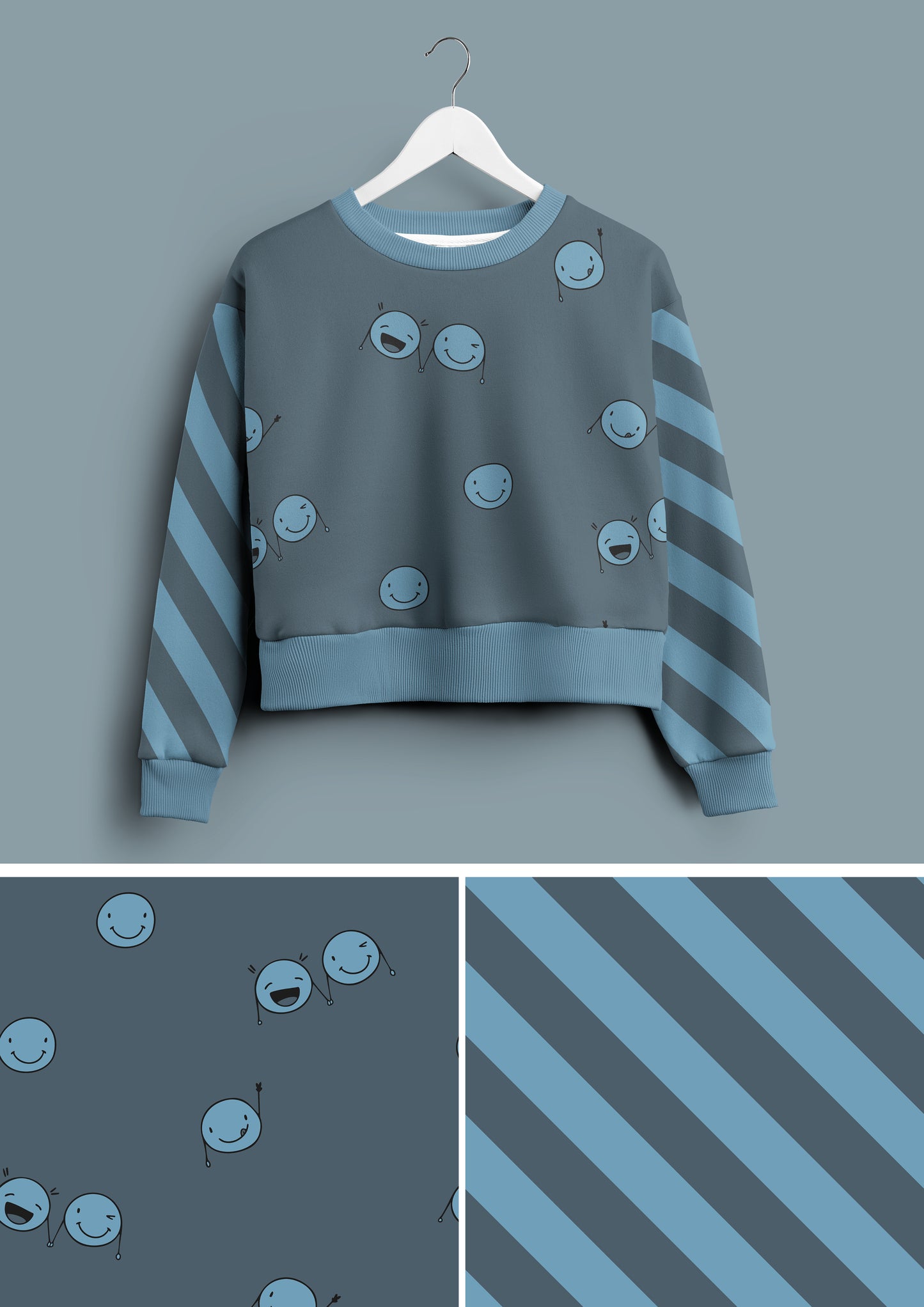 "Happy Stripes Blue" - Vorbestellung