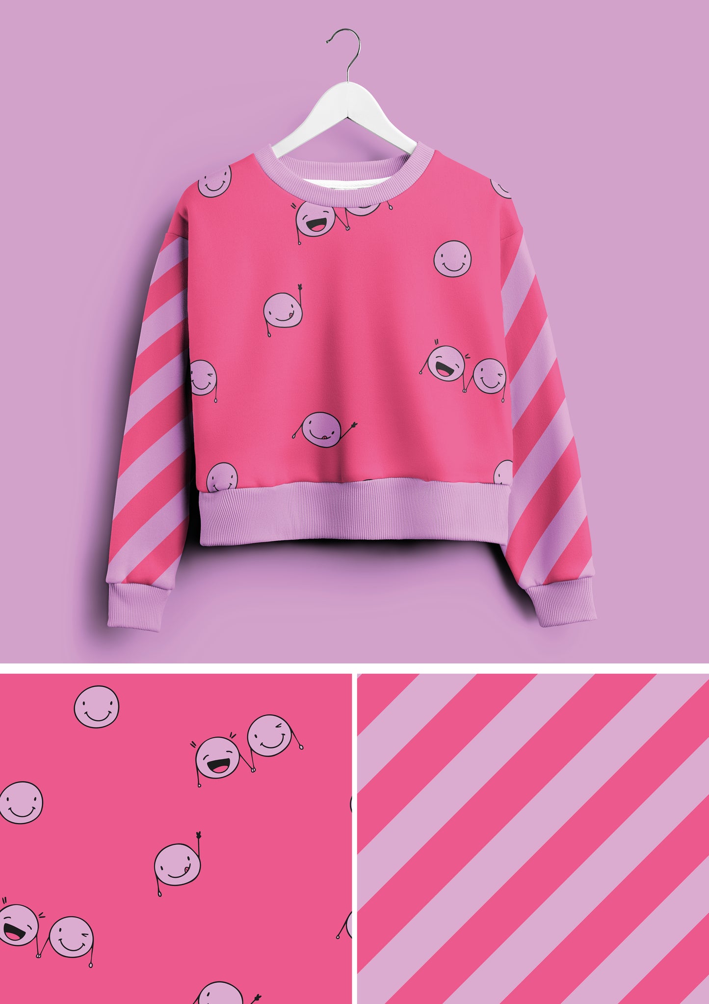 "Happy Stripes Pink" - Vorbestellung