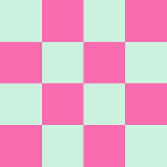 "Funky Checker Mint Pink" - Vorbestellung