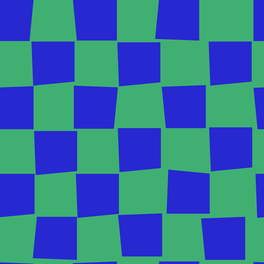 "Funky Checker Blaugreen" - Vorbestellung