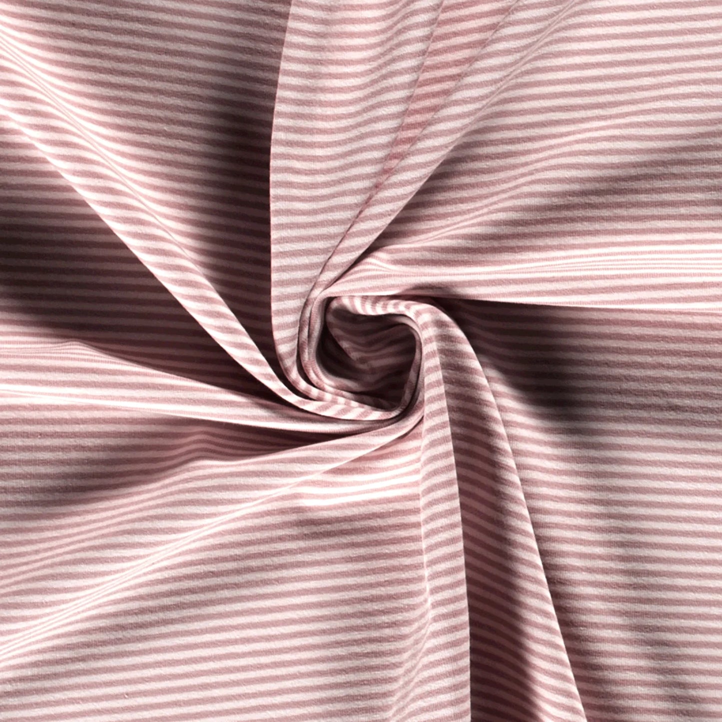 Jersey Mini Stripes Mauve