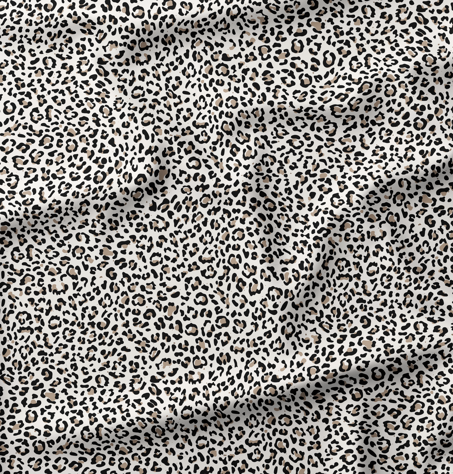 French Terry Mini Leo Beige