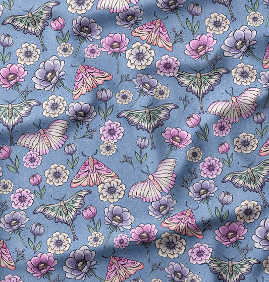 Ballen Motten Denim 10 Meter - Vorbestellung