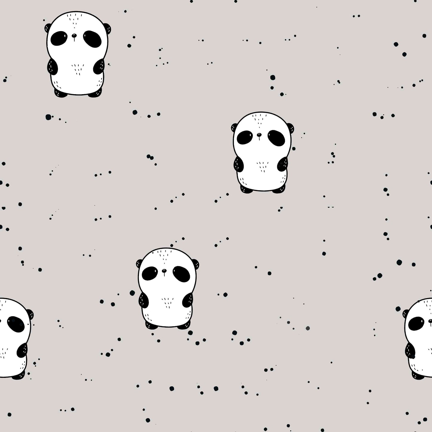 French Terry Pummel Panda