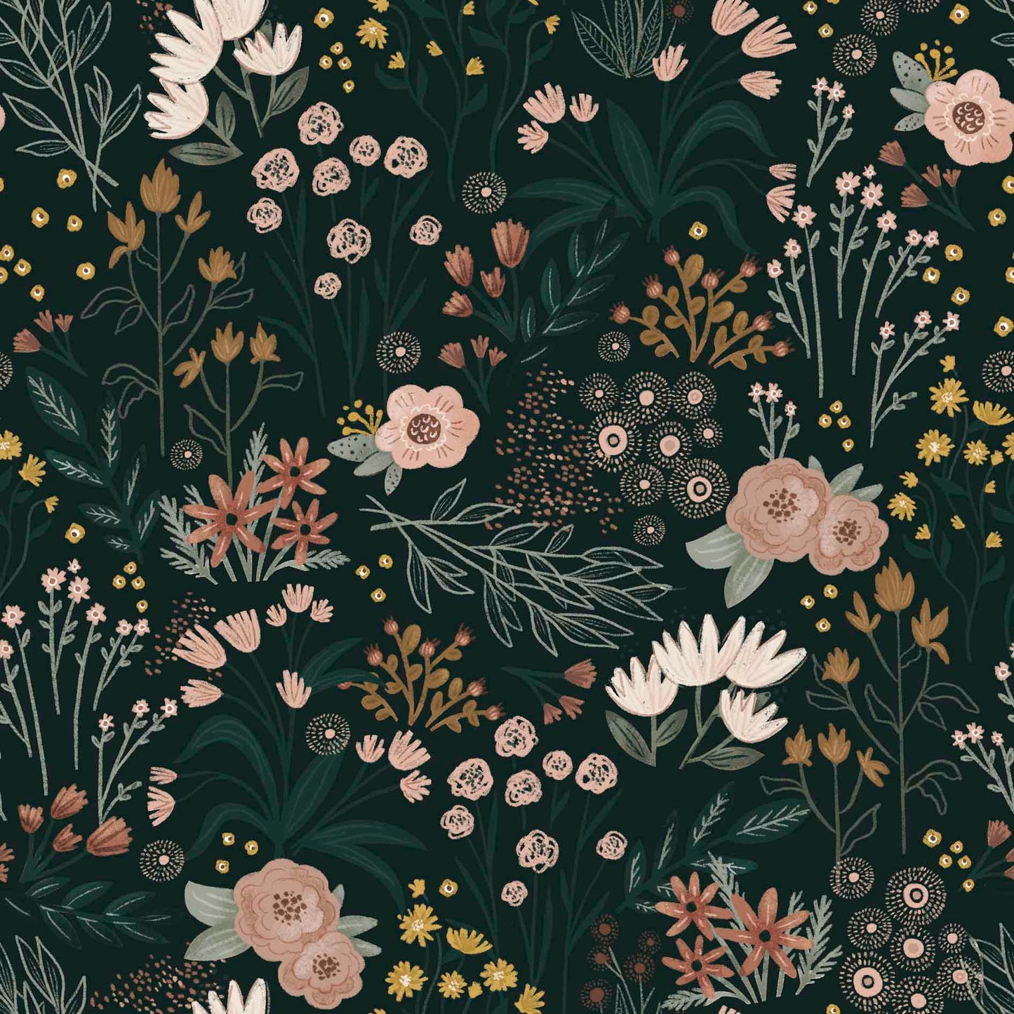 Softshell Dark Dreamflowers - Vorbestellung