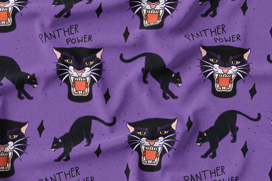 Canvas Panther Lila „King Kids Design“