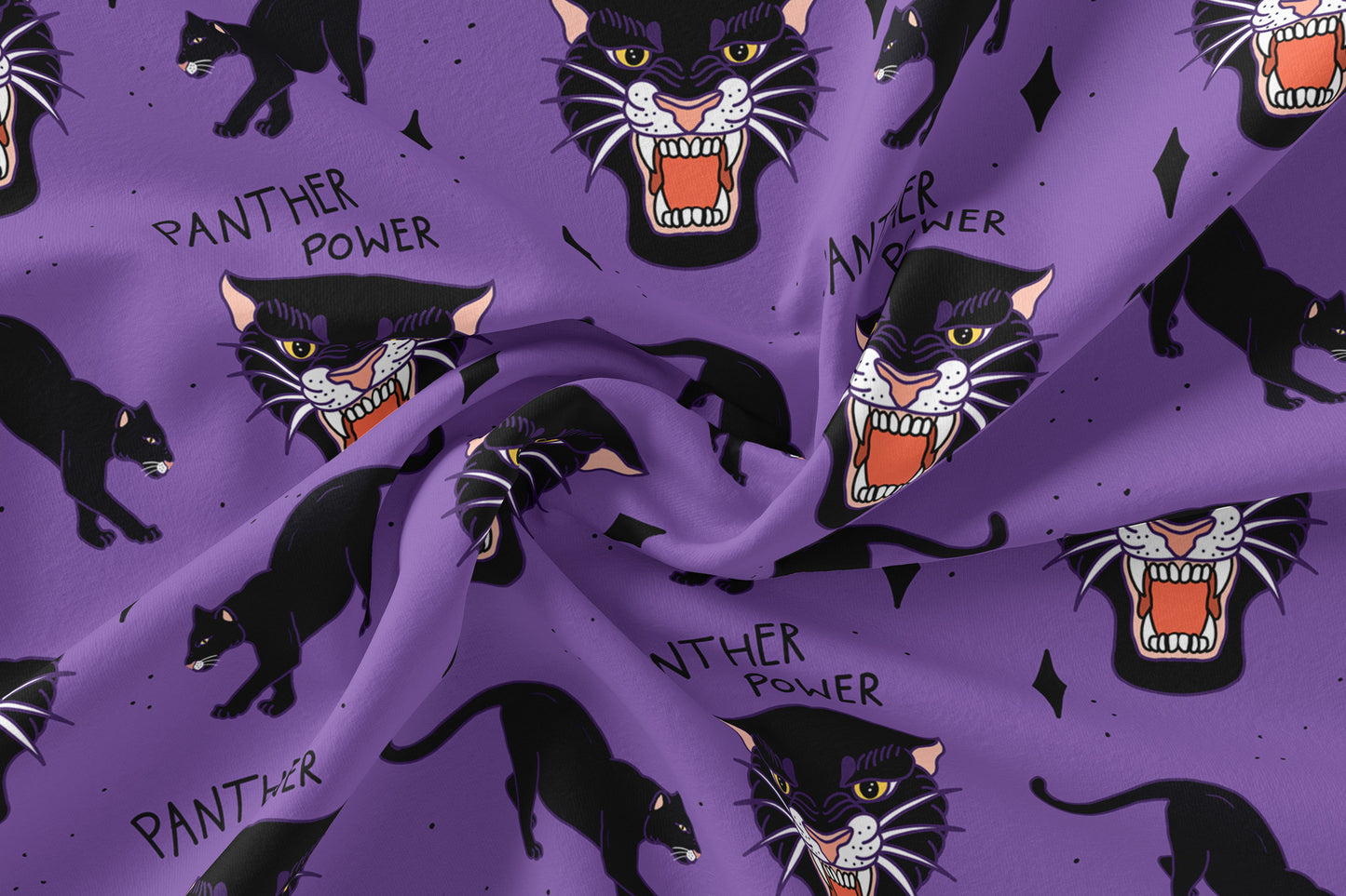 Canvas Panther Lila „King Kids Design“