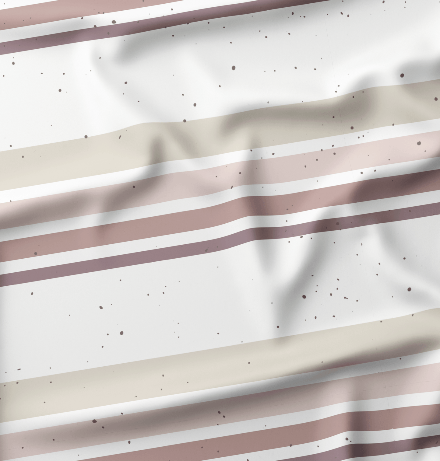French Terry Pepper Stripes Mauve - Vorbestellung