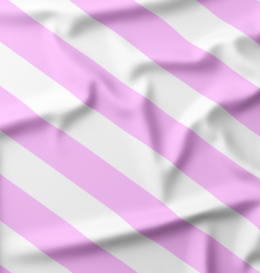 Heart Stripes Funky Pink