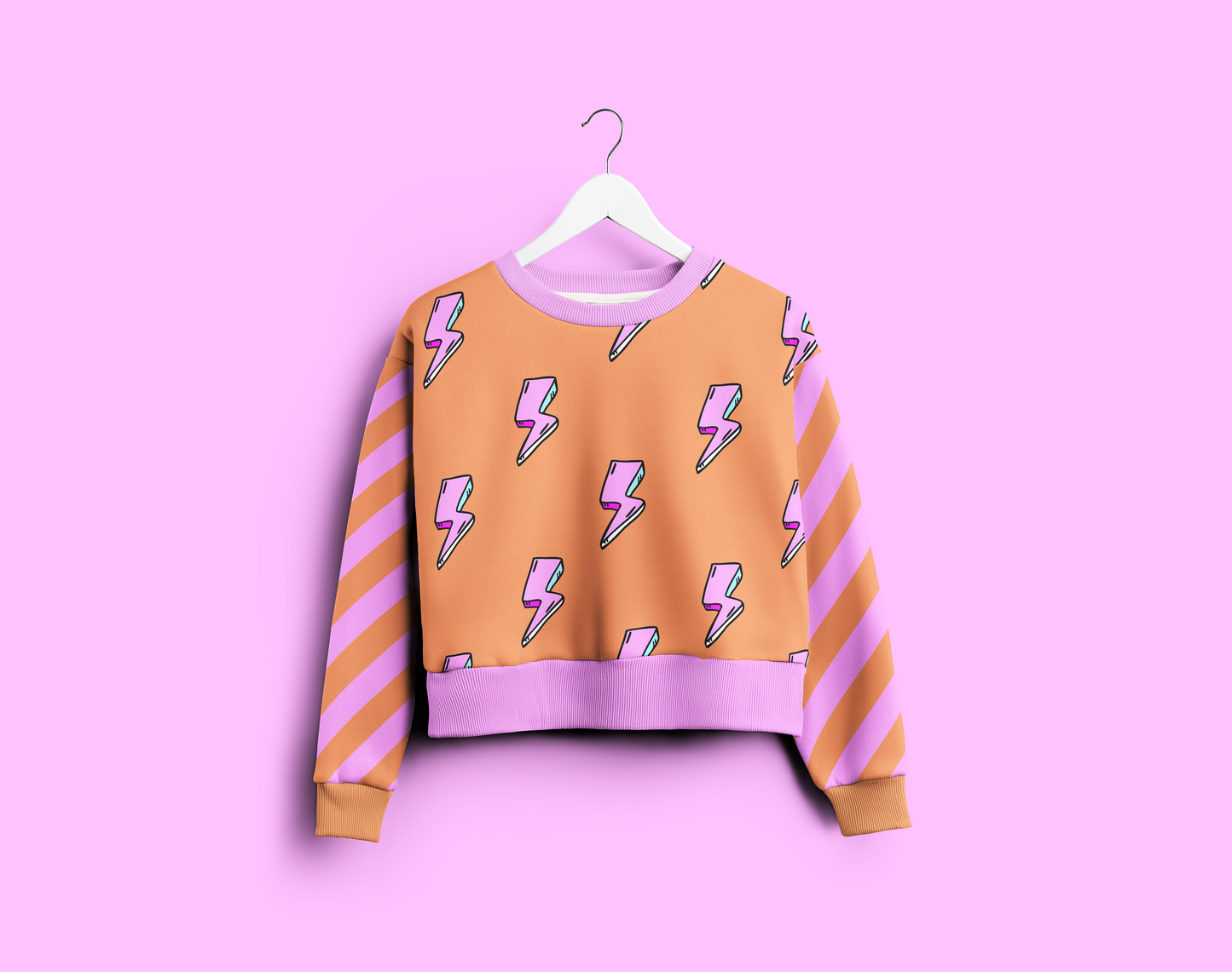 "Stripes Orange Lila" - Vorbestellung