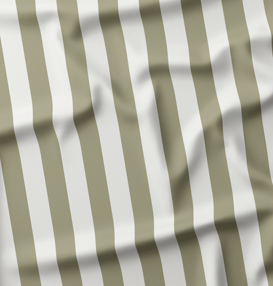 French Terry Stripes Khaki