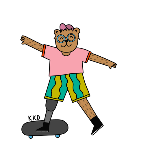 Bügelbild "Skate" - Vorbestellung