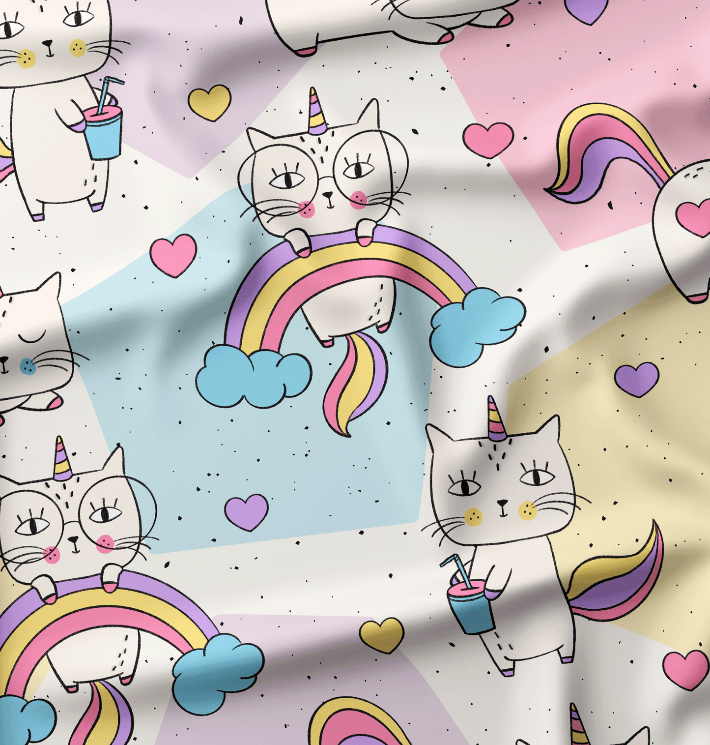 French Terry Unicorn Kitty