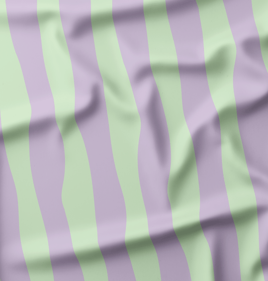 French Terry Wild Stripes Pastell - Vorbestellung