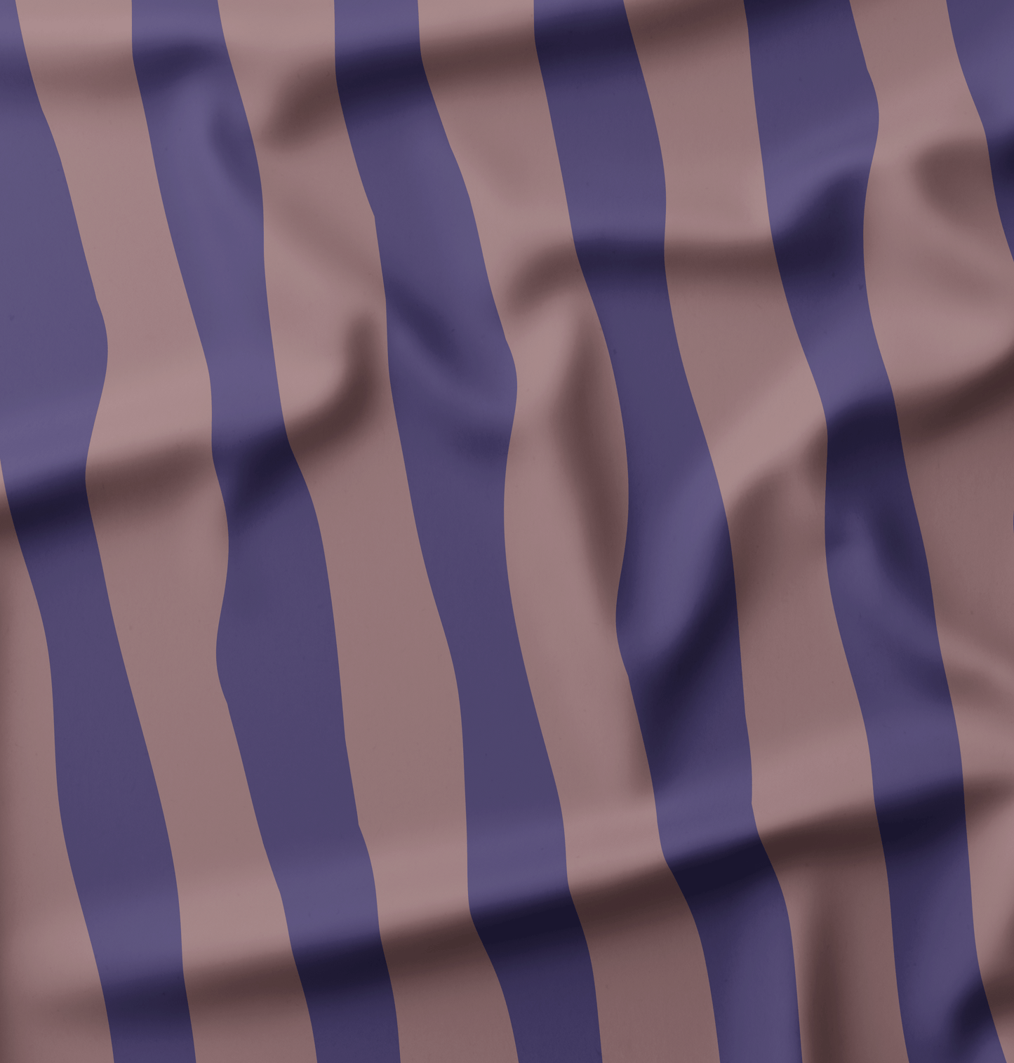 French Terry Wild Stripes Lila Choc - Vorbestellung