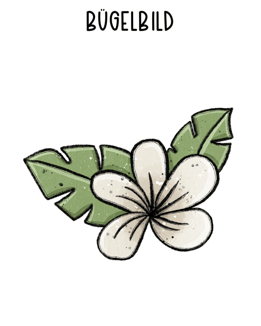 Bügelbild Kokosblüte - Benny & Jenny