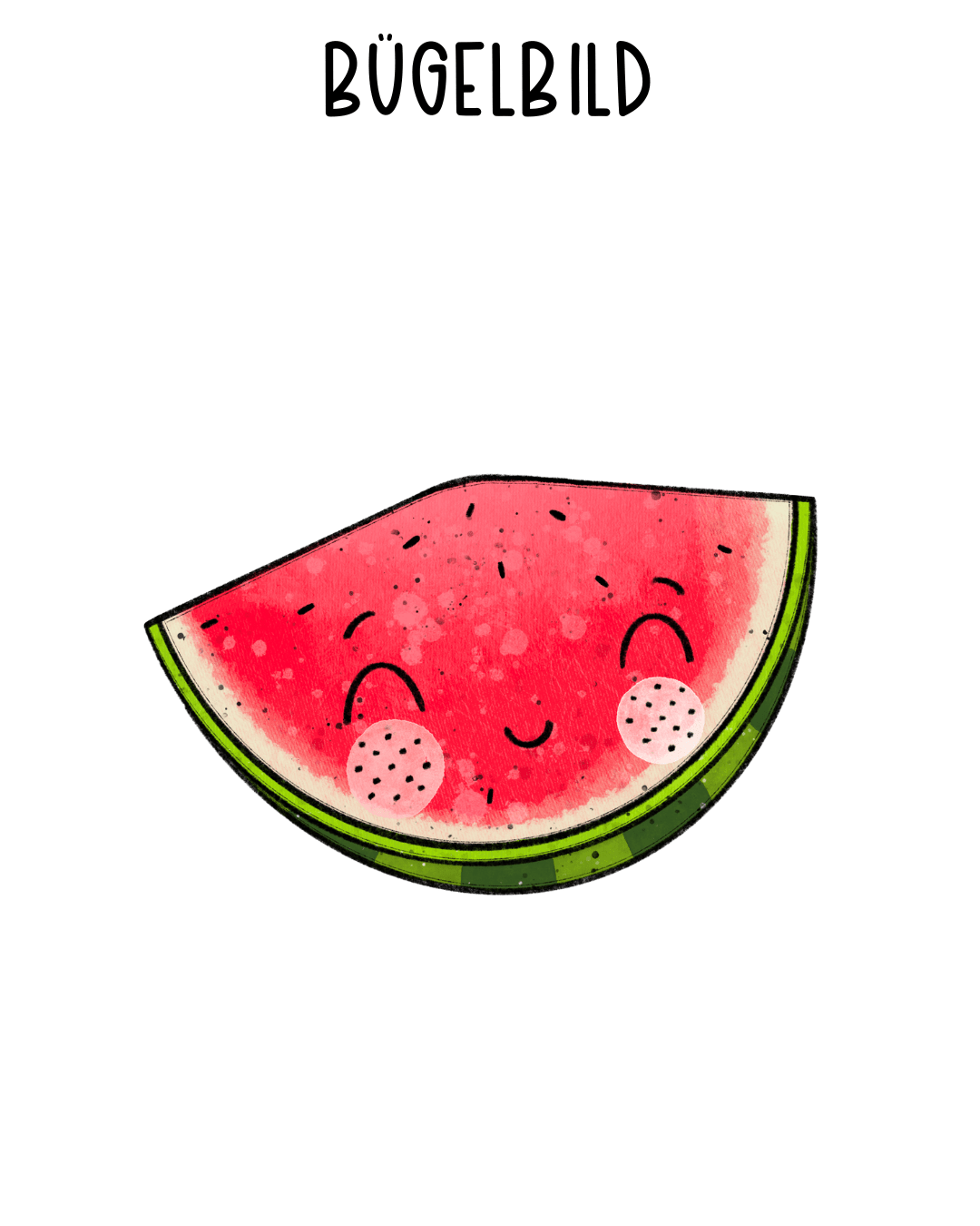 Bügelbild Melonchen - Benny & Jenny
