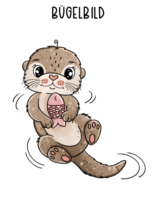 Bügelbild Otterchen Rosa - Benny & Jenny