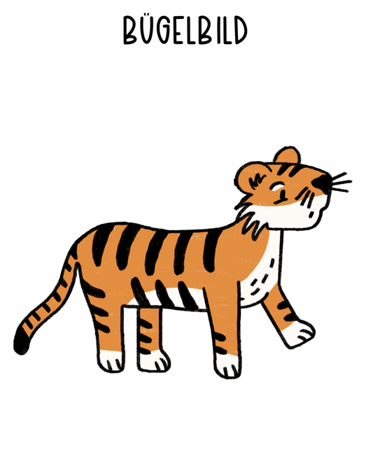 Bügelbild Tiger 3 - Vorbestellung - Benny & Jenny