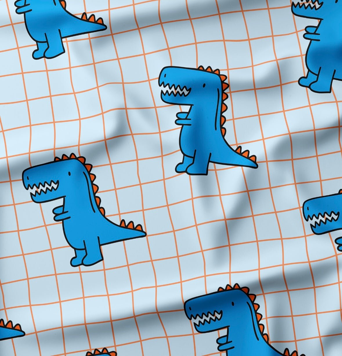 Dino Blue Grid - Vorbestellung - Benny & Jenny